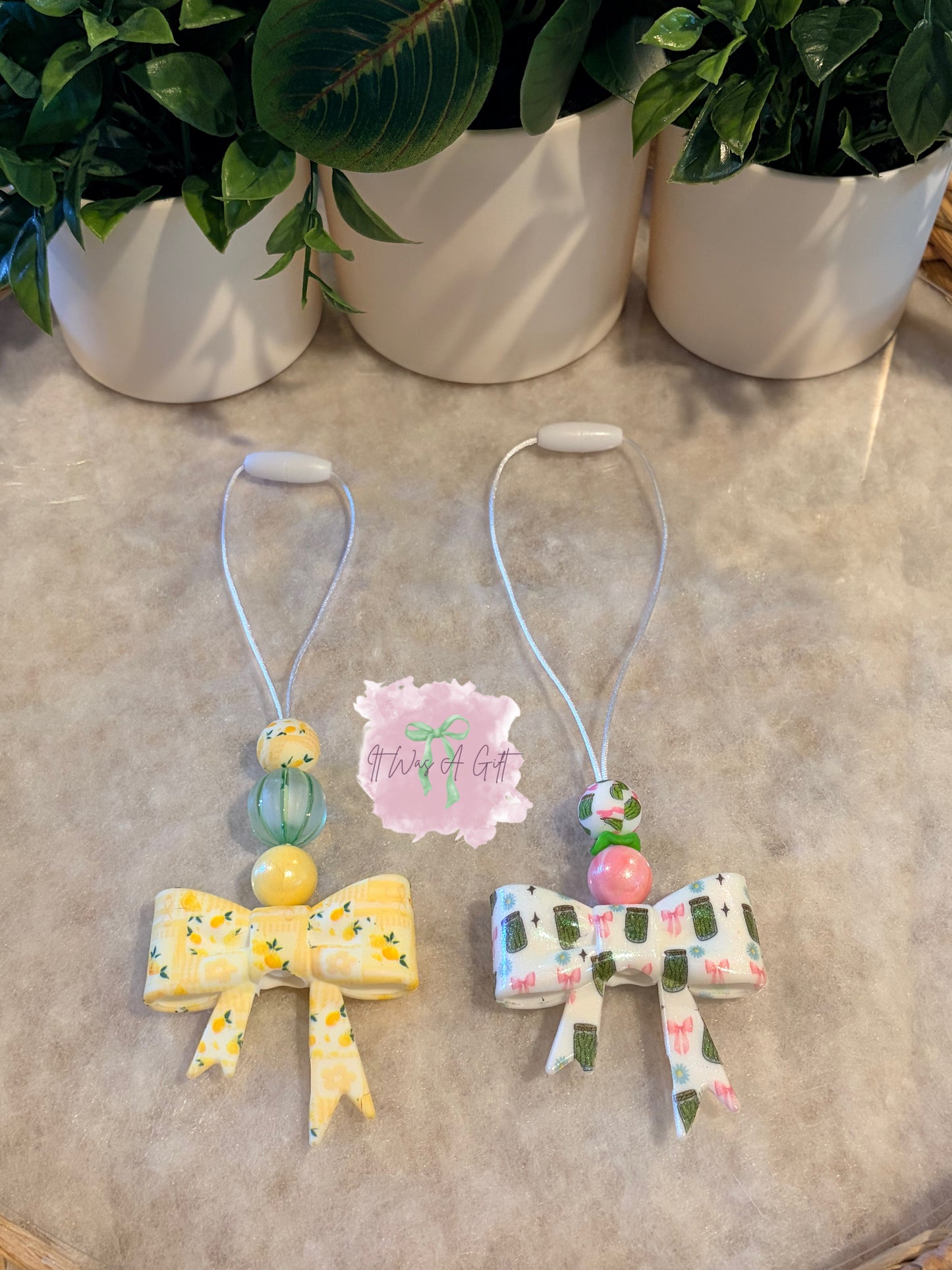Bow car charms