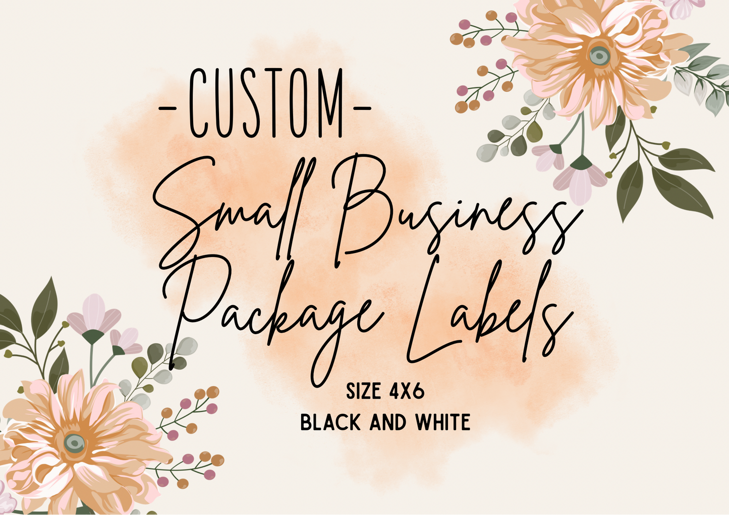CUSTOM Package Labels