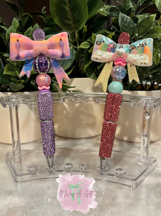 Big Bow/Rhinestone Pen