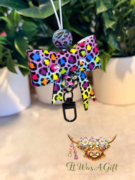 Colorful animal freshie holder