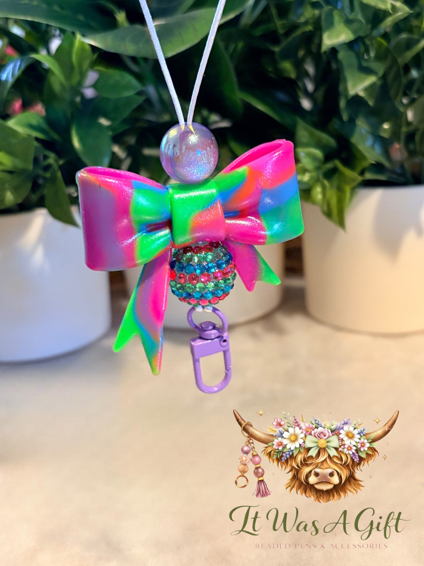 Sherbet Swirl freshie holder