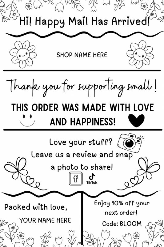 Spring Package Label